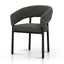 CDC12470-CI Black Dining Chair - Kaitoke Green (Set of 2)