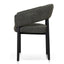 CDC12470-CI Black Dining Chair - Kaitoke Green (Set of 2)