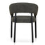 CDC12470-CI Black Dining Chair - Kaitoke Green (Set of 2)