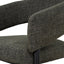 CDC12470-CI Black Dining Chair - Kaitoke Green (Set of 2)