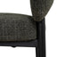 CDC12470-CI Black Dining Chair - Kaitoke Green (Set of 2)