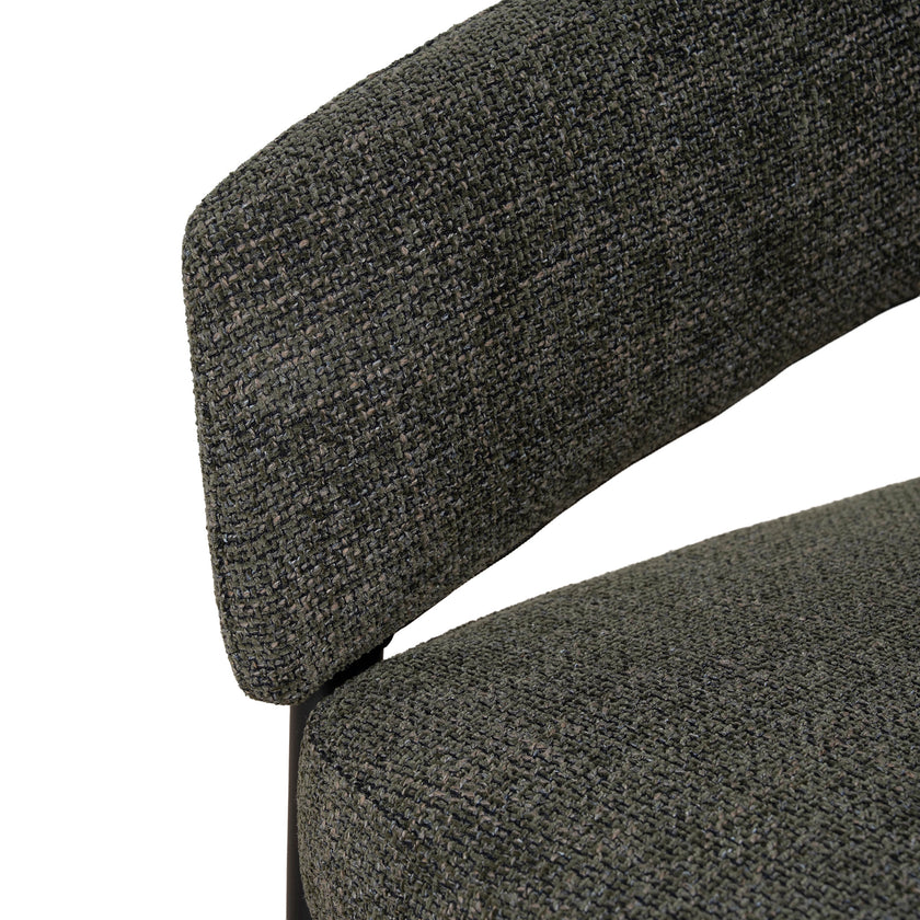 CDC12470-CI Black Dining Chair - Kaitoke Green (Set of 2)