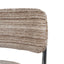 CDC12472-CI Chrome Dining Chair - Coconut Stripe (Set of 2)