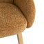 CDC12552-IG Natural Dining Chair - Honeycomb Ochre