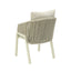 CDC12620-KT Grey Rattan Outdoor Dining Chair - Grey Cushion (Set of 2)
