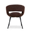 CDC12643-FH Black Dining Chair - Moss Brown (Set of 2)