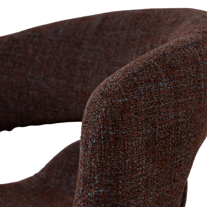CDC12643-FH Black Dining Chair - Moss Brown (Set of 2)