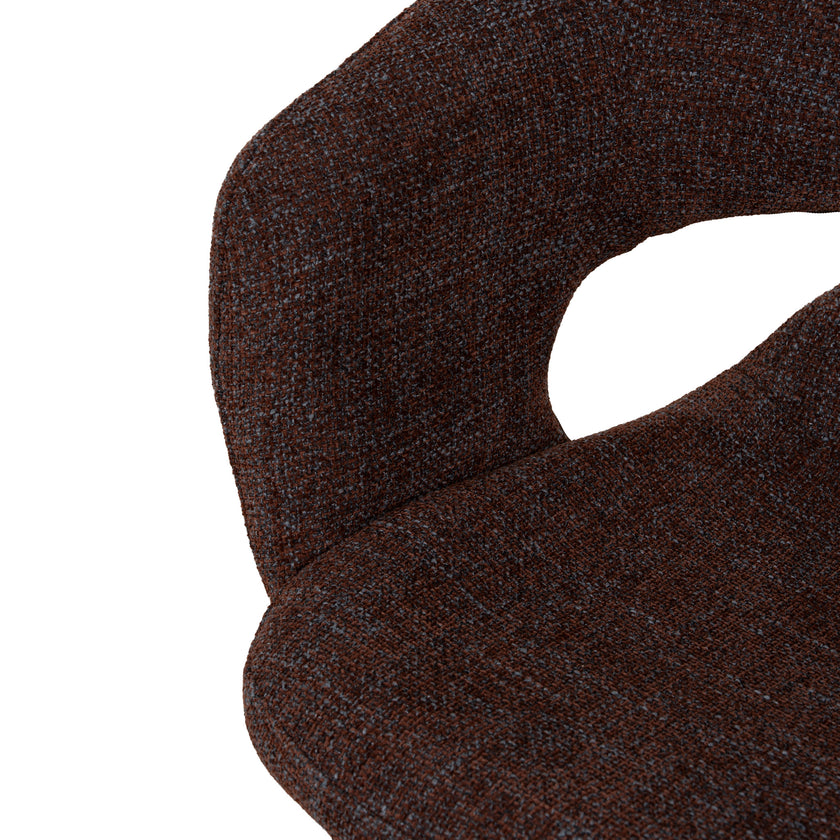 CDC12643-FH Black Dining Chair - Moss Brown (Set of 2)