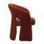 CDC12644-FH Fabric Dining Chair - Burnt Brown