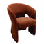 CDC12644-FH Fabric Dining Chair - Burnt Brown