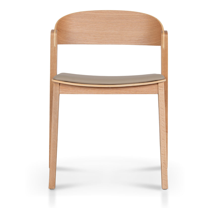 CDC12648-SD Natural Dining Chair - Olive Seat (Set of 2)