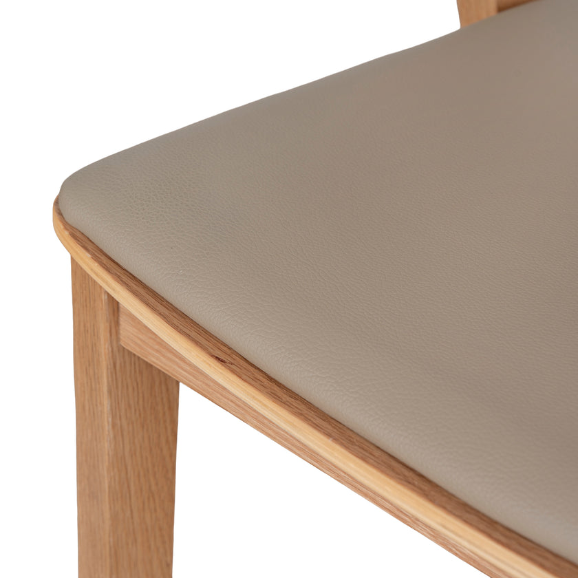 CDC12648-SD Natural Dining Chair - Olive Seat (Set of 2)