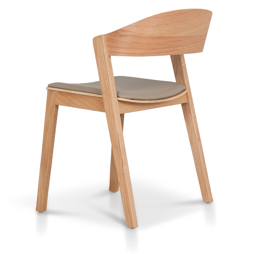 CDC12648-SD Natural Dining Chair - Olive Seat (Set of 2)