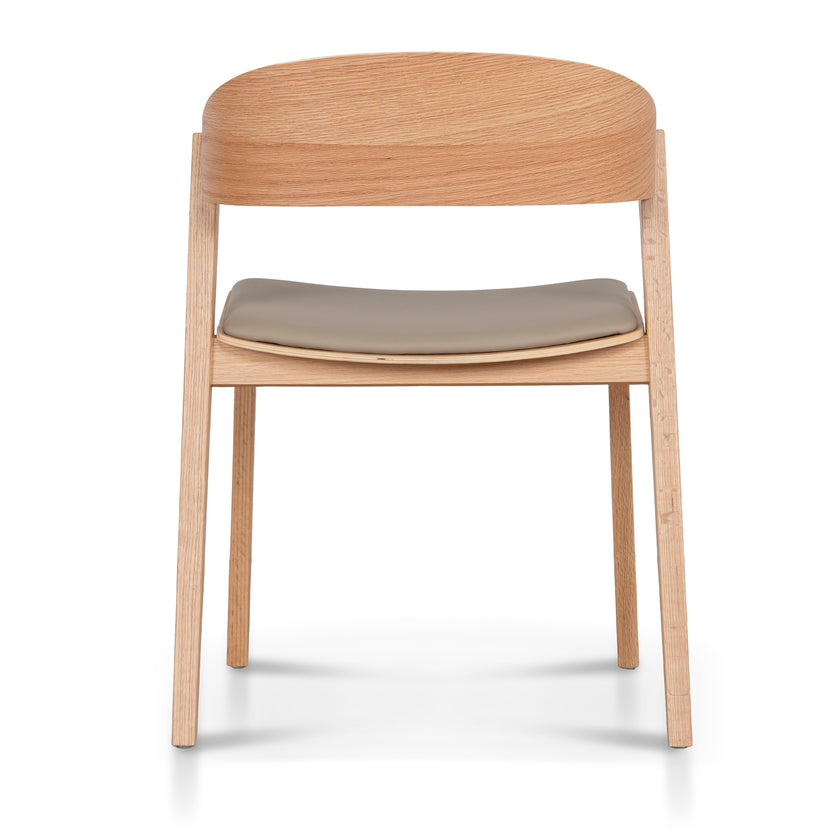 CDC12648-SD Natural Dining Chair - Olive Seat (Set of 2)