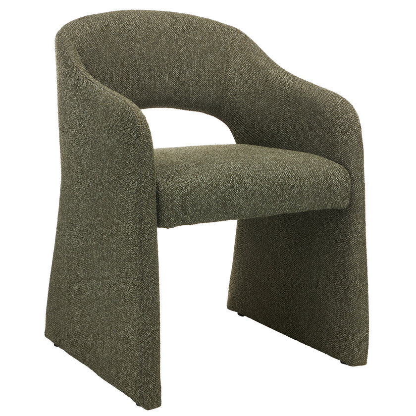 CDC12680-MR Fabric Dining Chair - Twill Green (Set of 2)