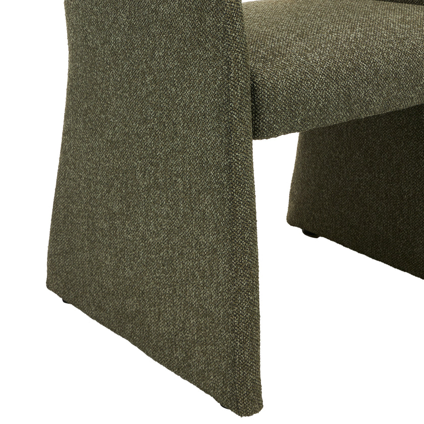 CDC12680-MR Fabric Dining Chair - Twill Green (Set of 2)