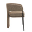 CDC12684-MR Fabric Dining Chair - Cobble Chocolate (Set of 2)