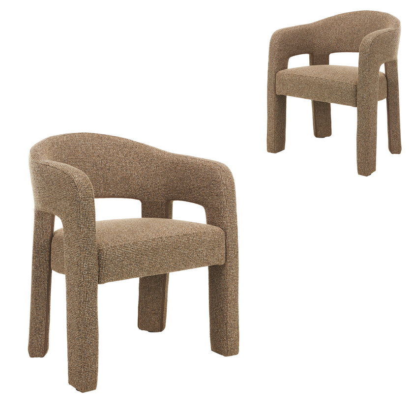 CDC12686-MR Fabric Dining Chair - Verona Light Tan (Set of 2)