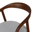CDC12742-NX Walnut Dining Chair - Naxos Beige (Set of 2)