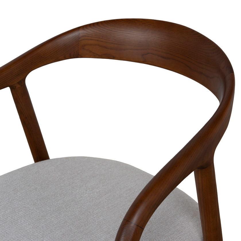 CDC12742-NX Walnut Dining Chair - Naxos Beige (Set of 2)