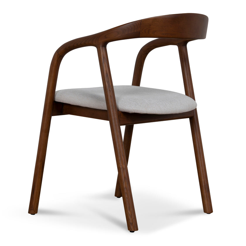 CDC12742-NX Walnut Dining Chair - Naxos Beige (Set of 2)