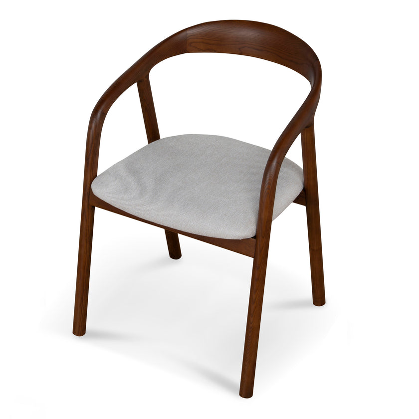 CDC12742-NX Walnut Dining Chair - Naxos Beige (Set of 2)