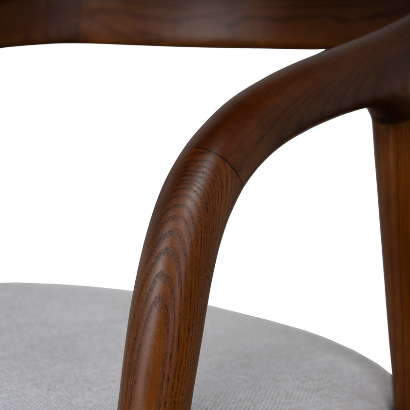 CDC12742-NX Walnut Dining Chair - Naxos Beige (Set of 2)