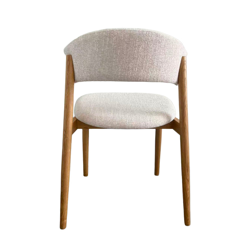 CDC12775-HN Natural Dining Chair - Califonia Beige (Set of 2)
