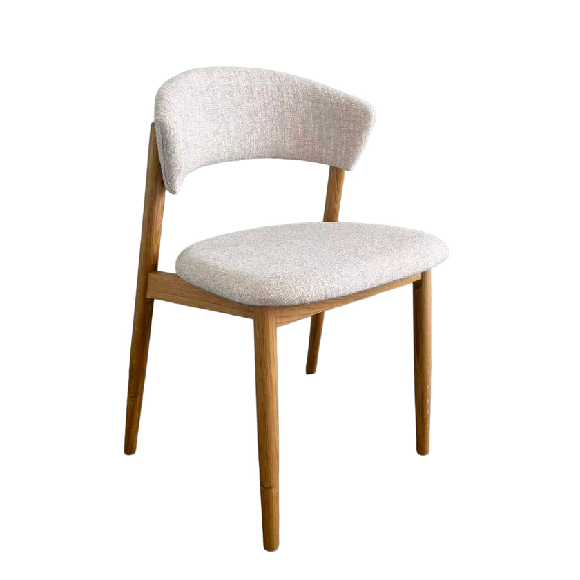 CDC12775-HN Natural Dining Chair - Califonia Beige (Set of 2)
