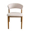 CDC12775-HN Natural Dining Chair - Califonia Beige (Set of 2)