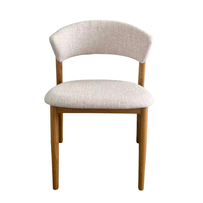 CDC12775-HN Natural Dining Chair - Califonia Beige (Set of 2)