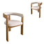 CDC12777-HN Natural Dining Armchair - Califonia Beige (Set of 2)