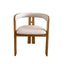 CDC12777-HN Natural Dining Armchair - Califonia Beige (Set of 2)