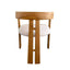 CDC12777-HN Natural Dining Armchair - Califonia Beige (Set of 2)
