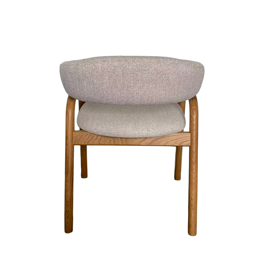 CDC12779-HN Natural Dining Armchair - Califonia Beige (Set of 2)