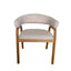 CDC12779-HN Natural Dining Armchair - Califonia Beige (Set of 2)