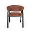 CDC12780-HN Black Dining Armchair - California Copper (Set of 2)