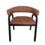 CDC12780-HN Black Dining Armchair - California Copper (Set of 2)