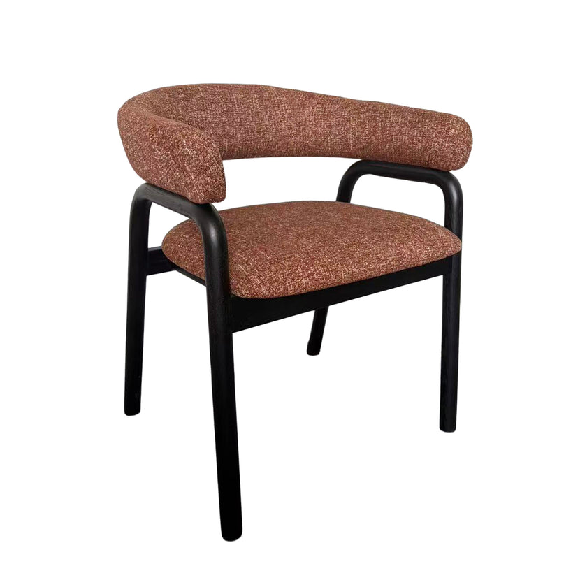 CDC12780-HN Black Dining Armchair - California Copper (Set of 2)