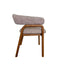 CDC12781-HN Distressed Walnut Dining Armchair - California Taupe (Set of 2)
