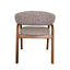 CDC12781-HN Distressed Walnut Dining Armchair - California Taupe (Set of 2)
