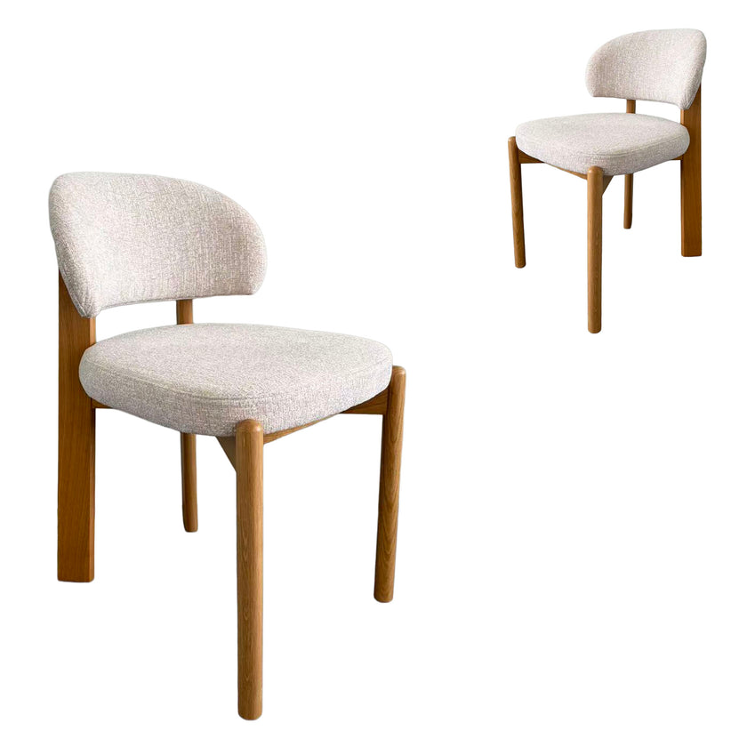CDC12782-HN Natural Dining Chair - Califonia Beige (Set of 2)