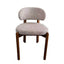 CDC12783-HN Distressed Walnut Dining Chair - California Taupe (Set of 2)