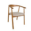CDC12784-HN Natural Dining Armchair - Califonia Beige (Set of 2)