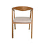 CDC12784-HN Natural Dining Armchair - Califonia Beige (Set of 2)