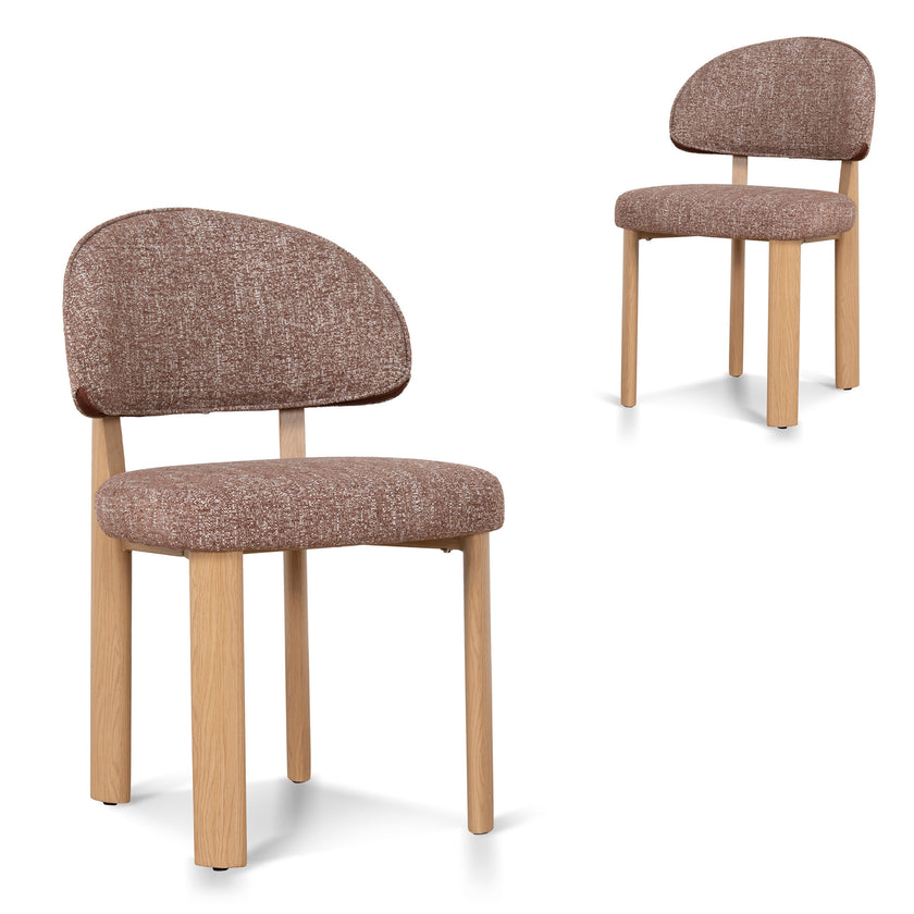 CDC12793-CI Natural Dining Chair - California Brown (Set of 2)