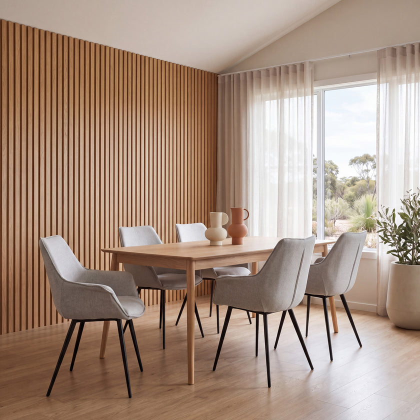 CDC2982-SE - Plywood Dining Chair - Beige (Set of 2)
