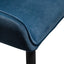 CDC6123-ST Dining Chair - Navy Blue Velvet with Black Legs (Set of 2)