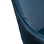 CDC6123-ST Dining Chair - Navy Blue Velvet with Black Legs (Set of 2)