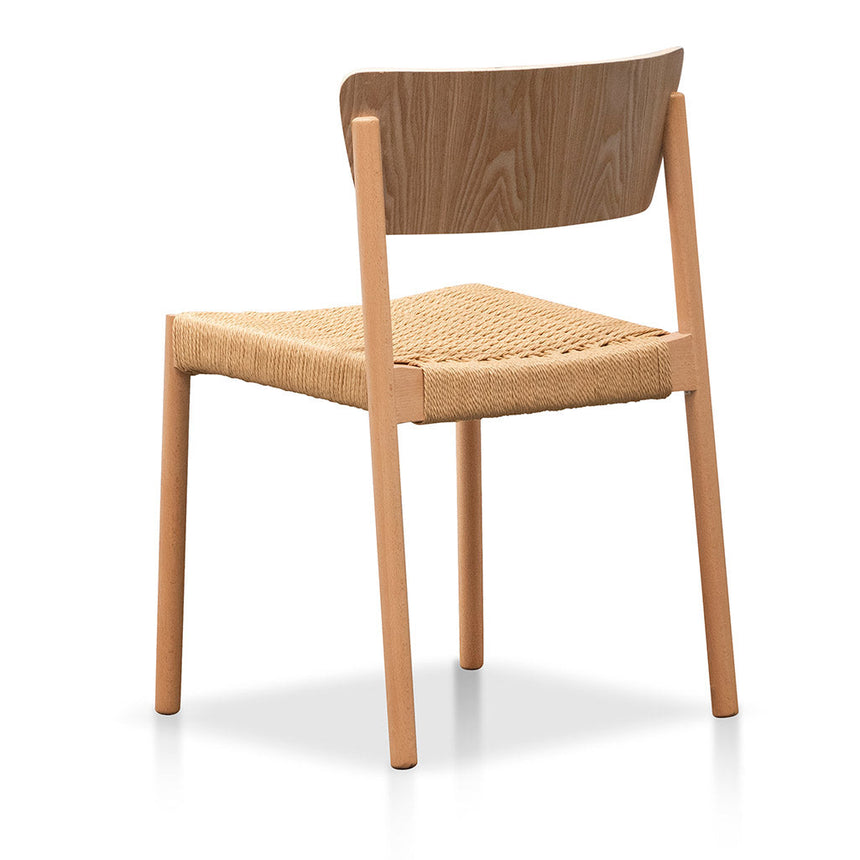 CDC6803-SD Rope Seat Dining Chair - Natural (Set of 2)